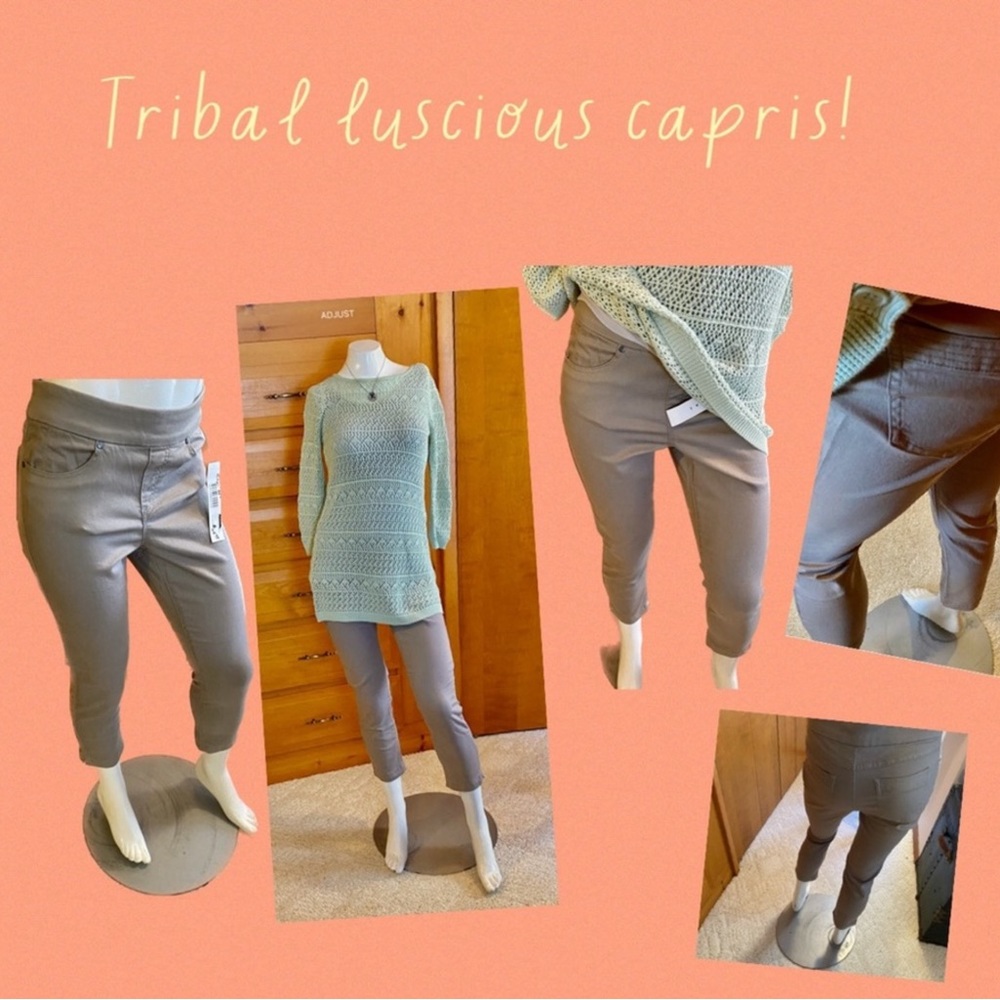 Tribal wonderful pull on capri!